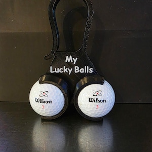 Golf Ball Holder-My Lucky Balls