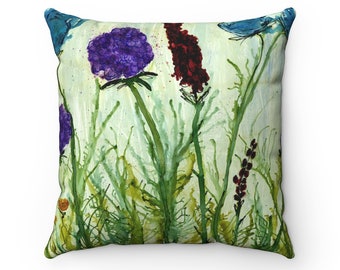 Spring Has Sprung/Conversation with Monet Pillow (double-sided)