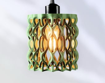 LYRA – Organic pendant lamp made of bioplastic | 3D-printed lamp design | Modern & lightweight