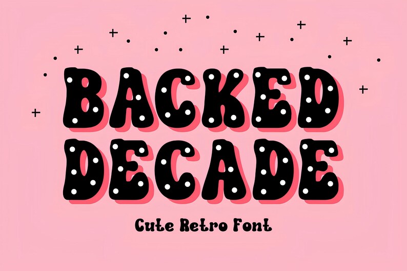 RANGER Font - Retro Font, Groovy Font, Boho, Bubbly Font, Shadow Font ...
