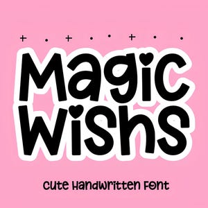 Magic Font - Handwritten Font, Cricut Fonts, Procreate Font, Script Fonts, Fonts for Cricut, Cursive Font, Retro Font, Cute Fonts