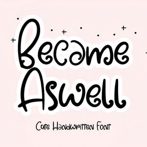 Became フォント - かわいい手書きフォント、落書きフォント、Cricut フォント、手書きフォント、Cricut 用フォント、Goodnotes フォント、Procreate フォント
