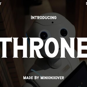 THRONE - Abstract modern urban alphabet fonts. Typography sport, simple, technology, fashion, digital, future creative logo font.