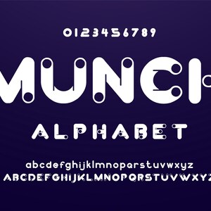 A Futuristic Typeface Design & Fonts - Font For Project, Font For Design, Technology Font, Futuristic Font, Minimal Serif Logo Font