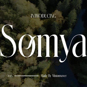 Somya - Klassische Schriftart, Elegante Schriftarten, Procreate Schriftarten, Cricut Clean Schriftart, Hochzeit Schriftarten, Stilvolle Schriftarten, Canva Schriftart, Logo Schriftarten, Gepflegte Schriftart