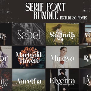 Elegante lettertypebundel: luxe schreeflettertypen voor logo- en huisstijlontwerp