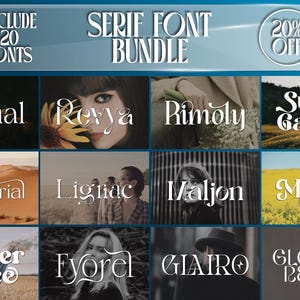 Elegante moderne lettertypebundel: stijlvol logo en trouwlettertypen