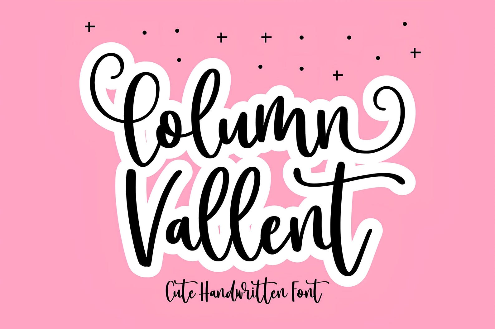 Column Font - Script Font, Cricut Fonts, Bold Script Font, Cursive Font ...