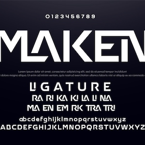 Minimal modern alphabet fonts. Typography minimalist urban digital fashion future creative logo font. vector illustration