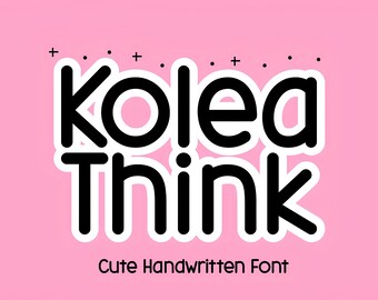 Kolea Font - Handwritten Font, Cricut Font, Goodnotes Font, Planner Font, Cute Font, Teacher Fonts, Canva Fonts, Quirky, Canva Font