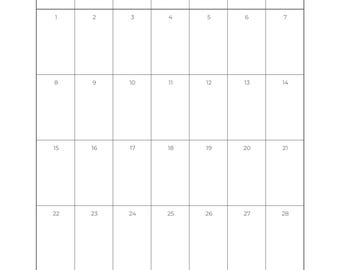 June 2025 Botanical Calendar – Bright & Artistic