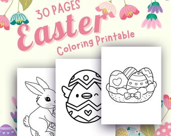 Printable Easter Coloring Pages – Kindergarten Activity Worksheets