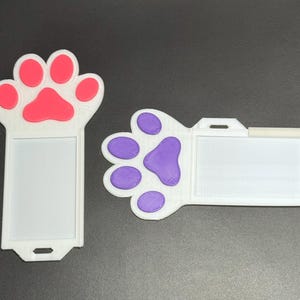 Paw ID holder - Fursuit Accessories - Badge ID Holder
