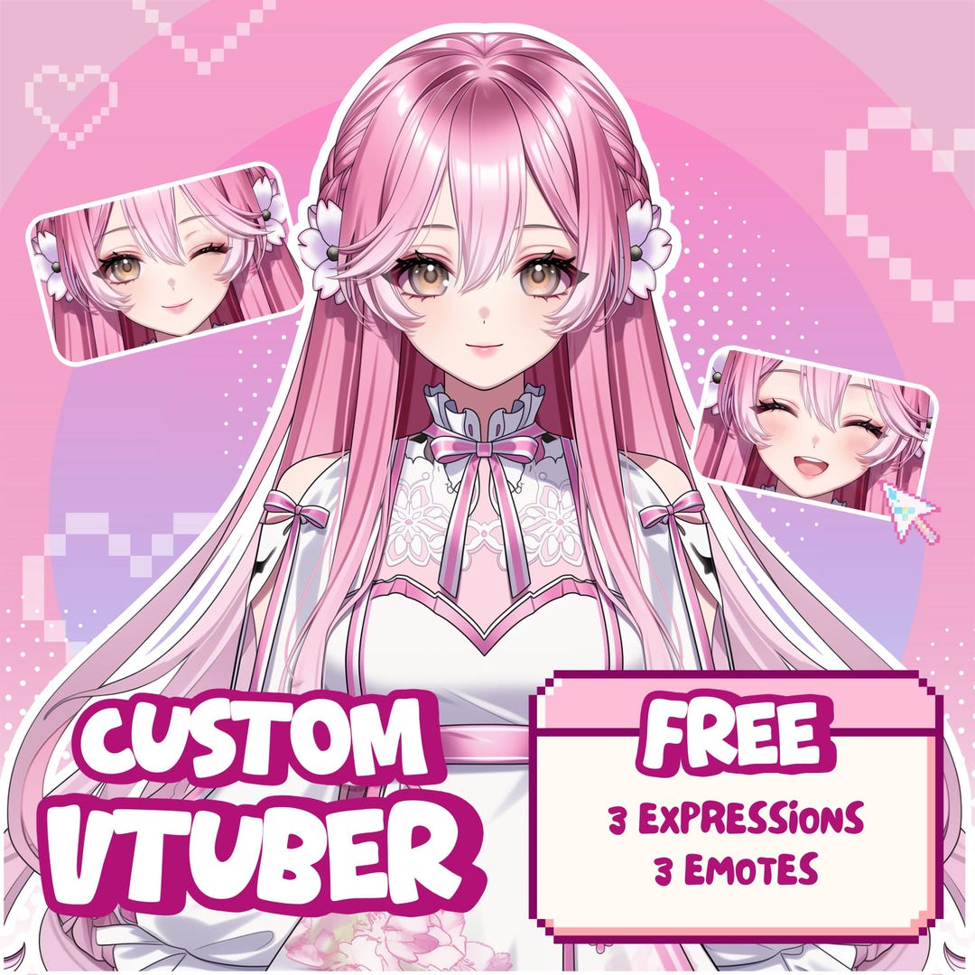 Custom Vtuber Model | Live2d Commission & Rigging Customized Character ...