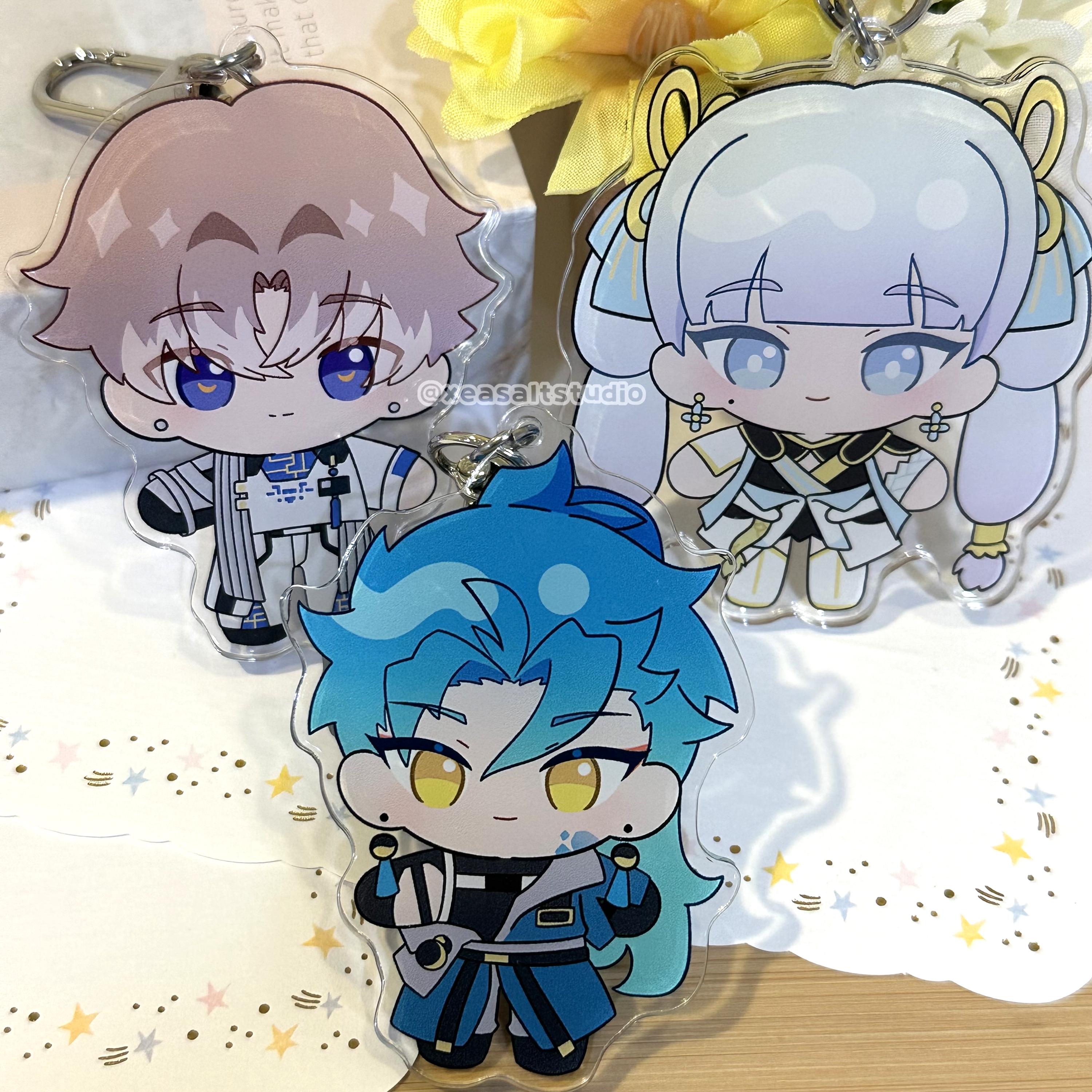 Wuthering Waves Acrylic Keychain | Jiyan, Jinhsi, Xiangli Yao - Etsy