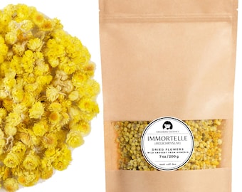 Immortelle (Helichrysum Pallasii) 7 OZ (200g) Loose Herbal Tea | Wild-Harvested from the Mountains of Armenia | Natural Detox