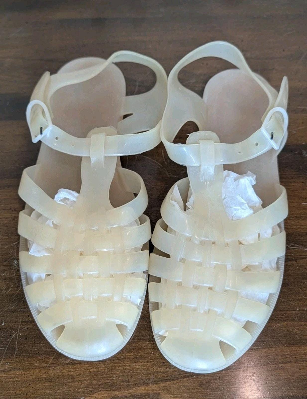 Fisherman Sandals. Jelly type *MAKE AN OFFER. MUST SELL!!* Jelly Fisherman Sandal - Etsy main image 2