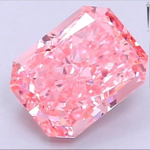 2.63 CT IGI Certified Vivid Pink Lab-Grown Radiant Cut Diamond – VS2 Clarity, Loose Gemstone for Engagement Ring, Custom Jewelry.