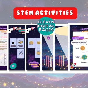 Big Bang Activities | STEM Printable Activities for Kids 6 to 10 Years Old
