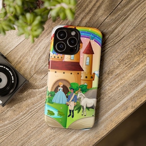 Magical Fairytale Phone Case | Enchanted Storybook Design, Fairy Tale Gift, Kids Phone Accessories, Fantasy Case, Colorful Rainbow Case
