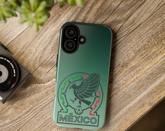 Mexico Eagle Crest Phone Case | Green Gradient iPhone Cover