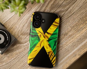 Jamaica Flag Phone Case | Protective iPhone Case, Caribbean Pride