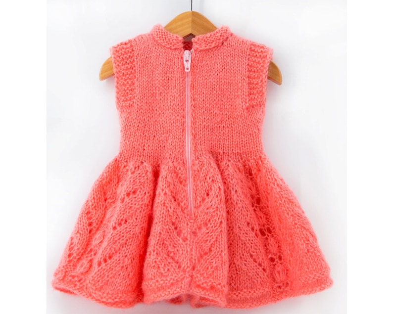 Doll Dress for 18 inch Doll Knitting Pattern-Lacy Dress For Girl Dolls-Summer Clothes for 8 inch Dolls-PDF File Download, image 5
