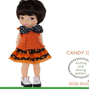 Doll Clothes Knitting & Sewing Pattern: Halloween Costume for 16&quot; Dolls (PDF)