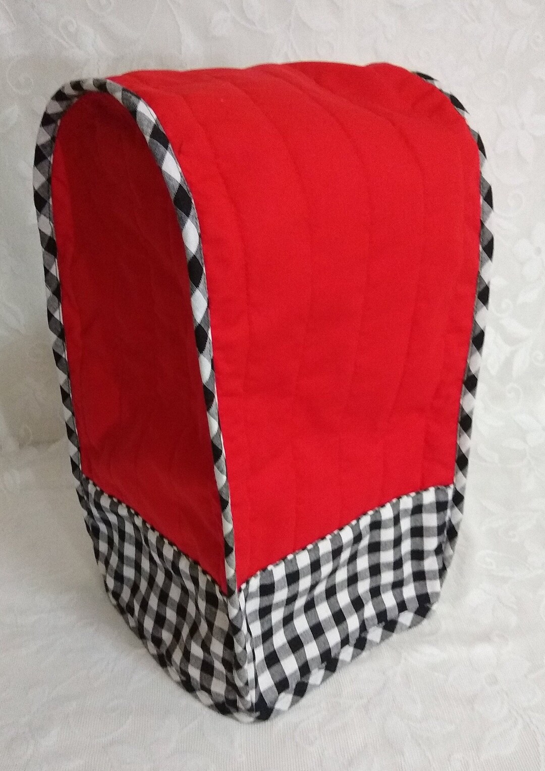 Red Blender Cover With Apple Applique Red Blender Cover Etsy