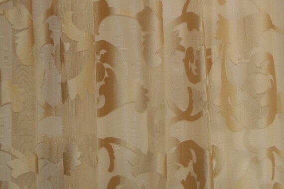 Lace Curtain Panel 120x84 Lace Window Curtains Extra Wide Etsy