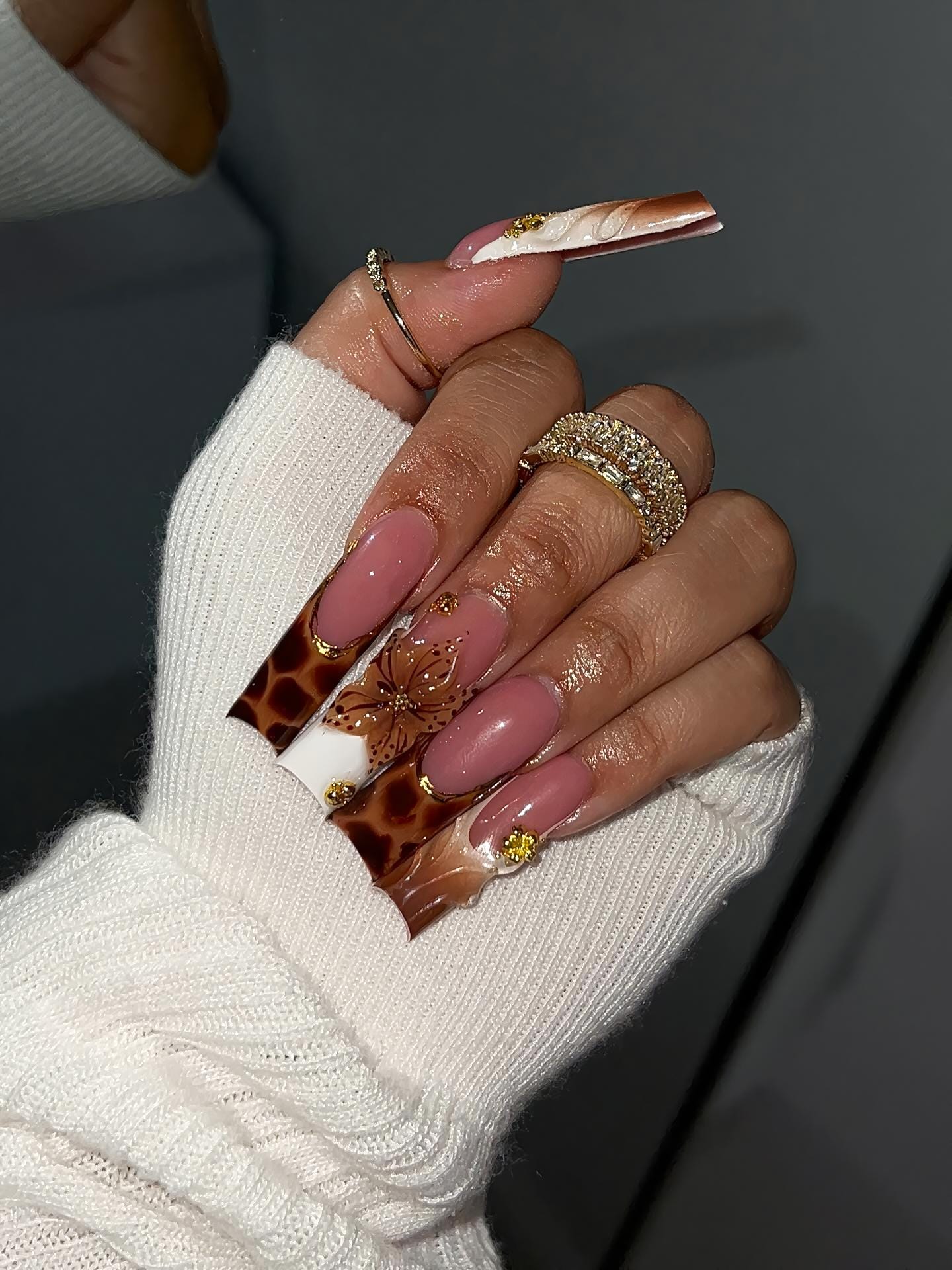 Fall Coffin Nails - Etsy