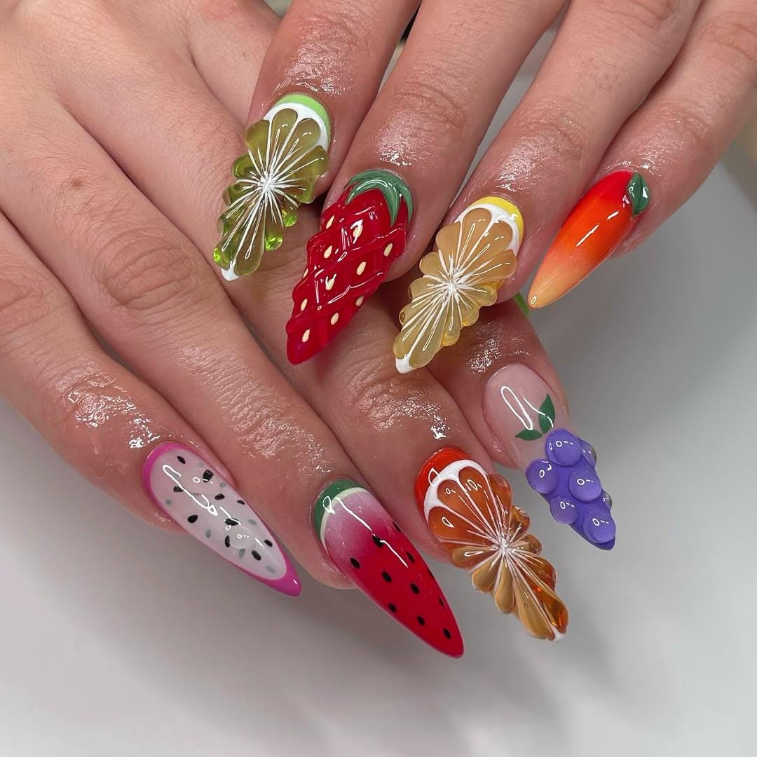 Fruit press on nails México