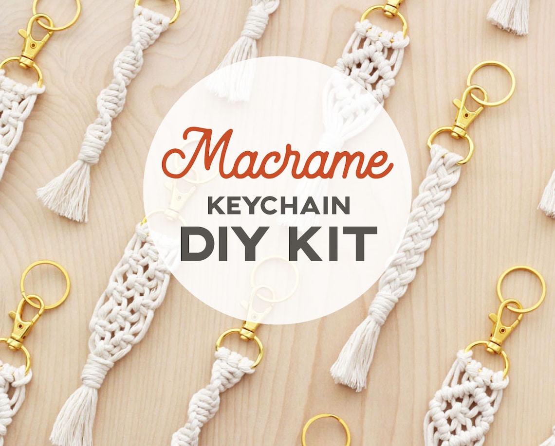 Macrame Keychain DIY Craft Kit image 1