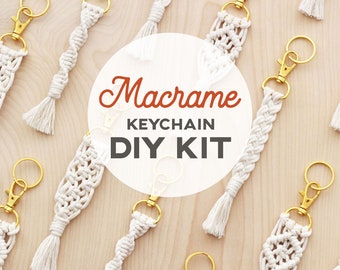 Macrame Keychain DIY Craft Kit