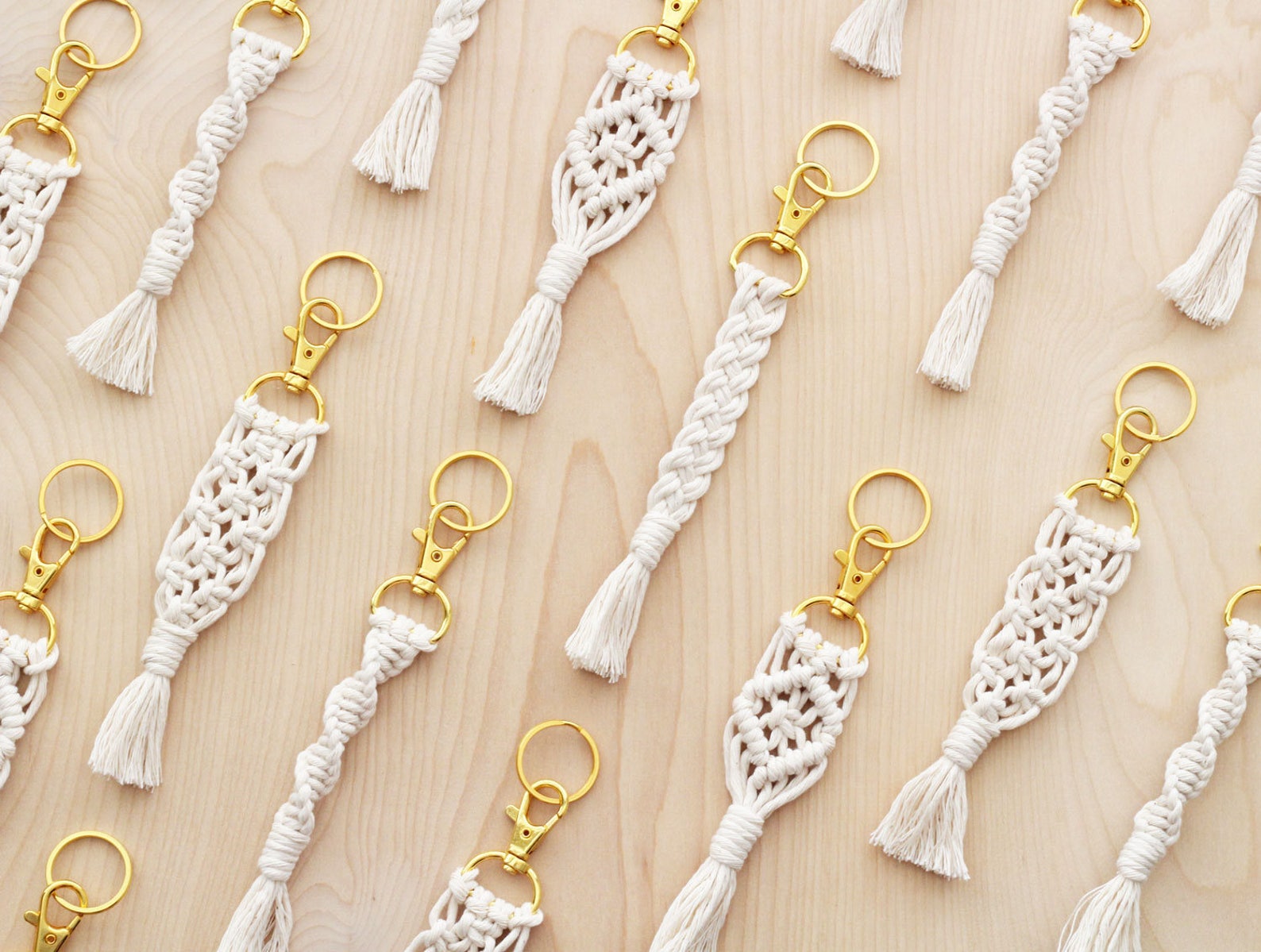 Macrame Keychain DIY Craft Kit Etsy UK