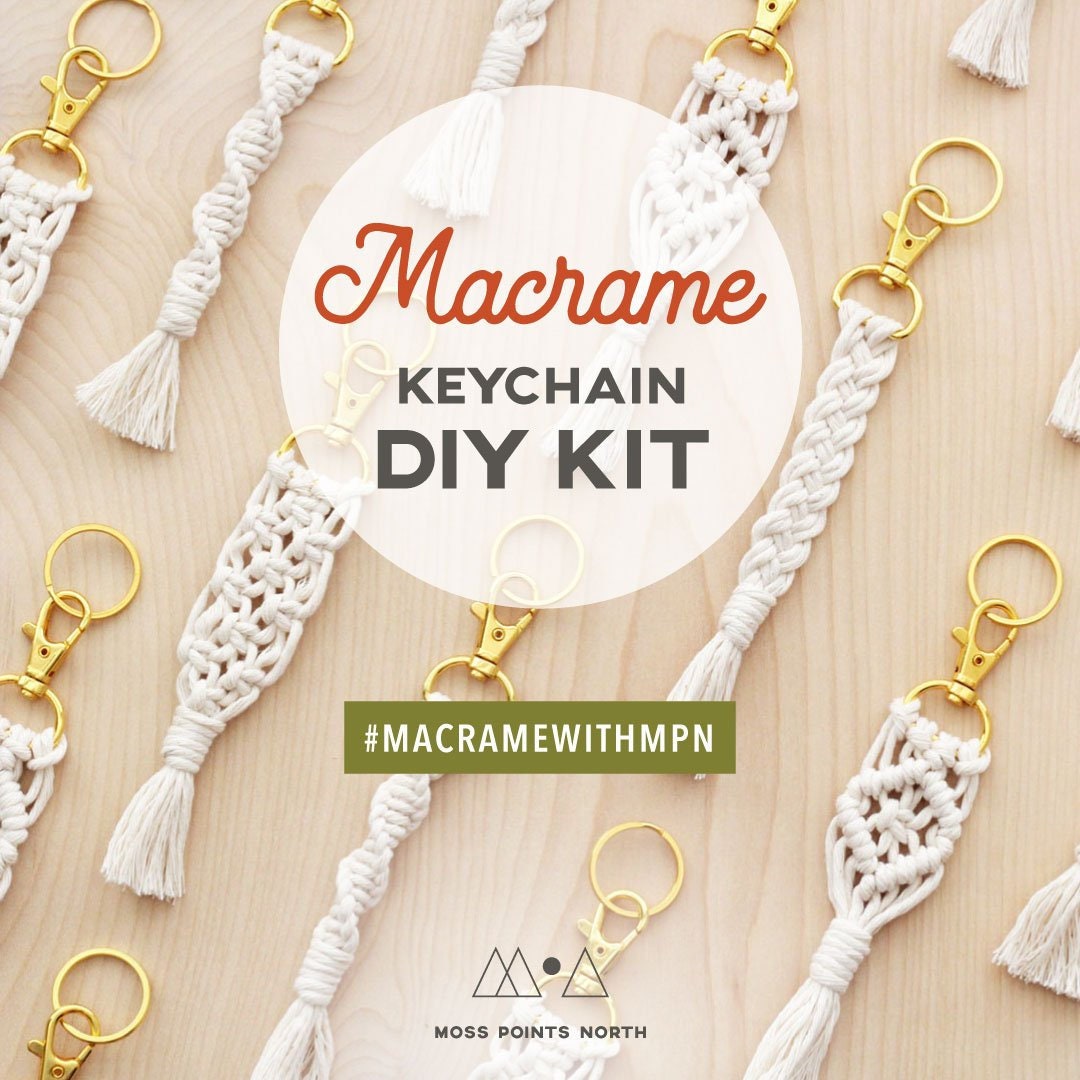 Macrame Keychain DIY Kit Etsy