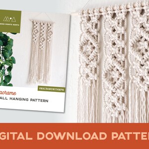 Digital PDF Pattern | Macrame Wall Hanging Pattern