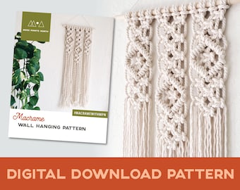 Digital PDF Pattern | Macrame Wall Hanging Pattern