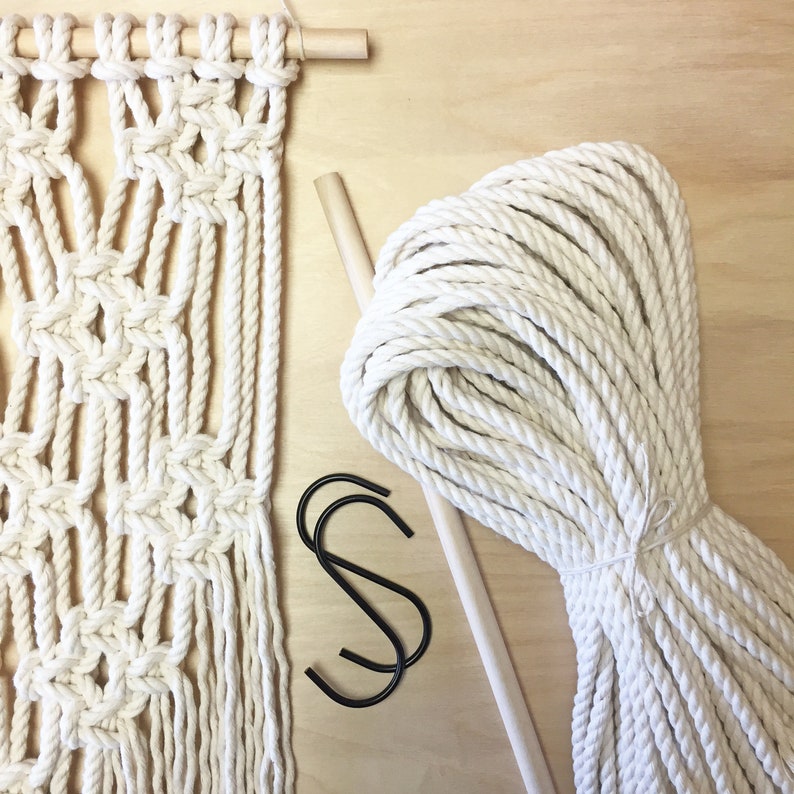 Rope Kit for Macrame Wall Hanging Etsy