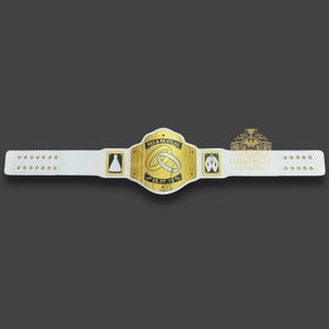 Handmade Personalized Wedding Wrestling Belt – Custom Championship Belt for Bride & Groom – Unique Wedding Gift and Photo Prop