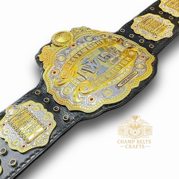 IWGP V4 Heavyweight Championship Replica Belt: 24k Gold Plated