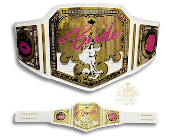 Custom Championship Belt: HD Engraved Photo, Cowhide Leather, Adult Size