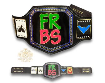 Personalized Title Belt – Wrestling, Boxing, Sports Awards