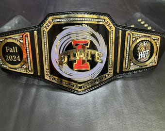 Personalized Championship Title Belt, Custom Wrestling Title Belt Gift for Graduate, Full Size Engraved Belt, Class of 2025 Keepsake