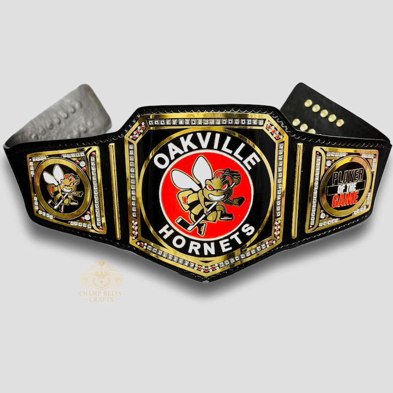 Custom Championship Belt, Personalized Wrestling Title, Genuine Leather Metal Plates, Trophy Gift for Him