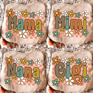 Fall Mama Bundle PNG, Checkered Mama Sublimation Design, Autumn Mom Shirt PNG, Retro Mama Fall Download, Trendy Checkered Mom PNG