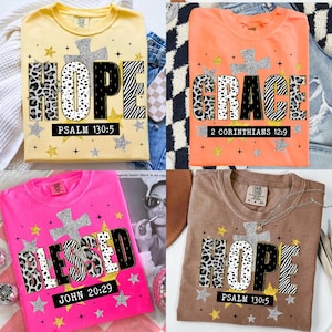 Leopard Bible Bundle Png, Grace Joy Pray Believe Design, Checkered Jesus Png, Jesus Christian Sublimation, Bible Verse Design Download