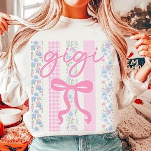 Zestaw z kwiatowymi motywami PNG w paski dla mamy, Preppy Mama PNG, Everyday PNG, Religious PNG, Grandmillennial PNG, Coquette Boho Floral PNG, Girly PNG zdjęcie 10