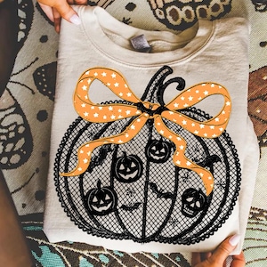 Schwarze Spitze Kürbis PNG, Halloween Kürbis Herbst png, Kürbis Saison png, Halloween png, Spitze Kürbis png, Kürbis png Girly
