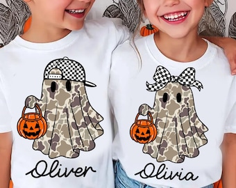 Calabaza fantasma de camuflaje personalizada (PPT), calabaza pija (PPT), calabaza de otoño (PPT), Halloween para niño y niña (PPT), cuadros, calabaza especiada (PPT), gorra de béisbol